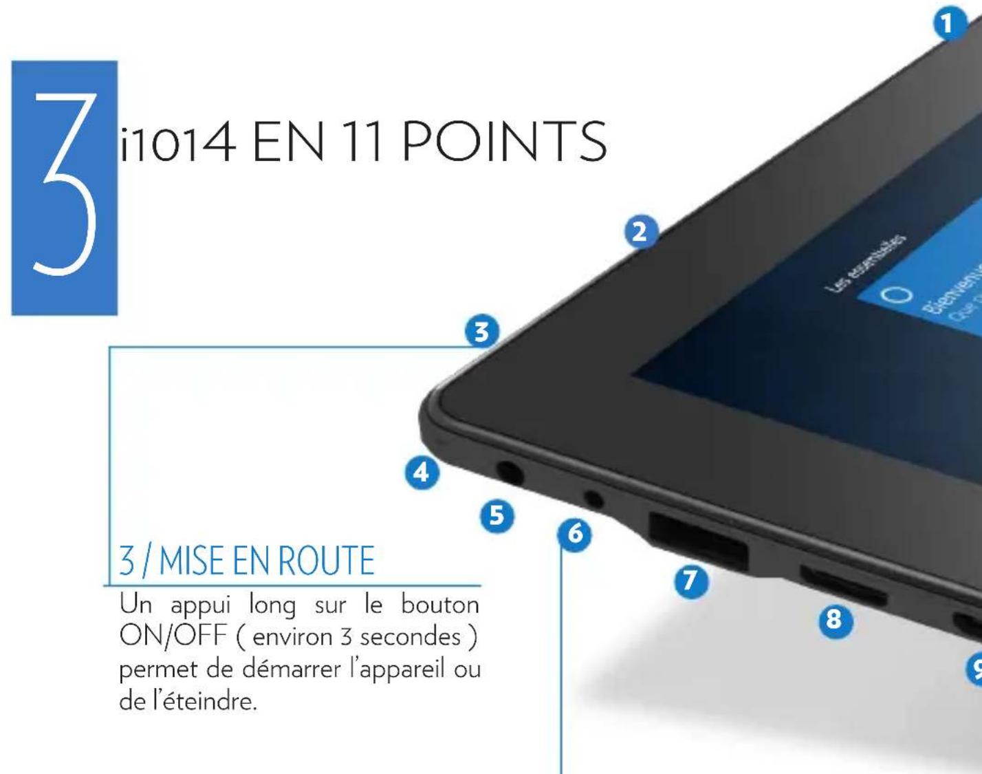 DANEW i1014 Voyager - Utilisation du PAD du clavier - 1