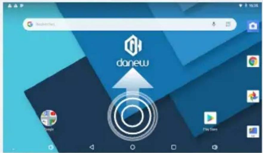 DANEW Dslide 716 Go Edition - Utilisation de l'écran d'accueil - 2