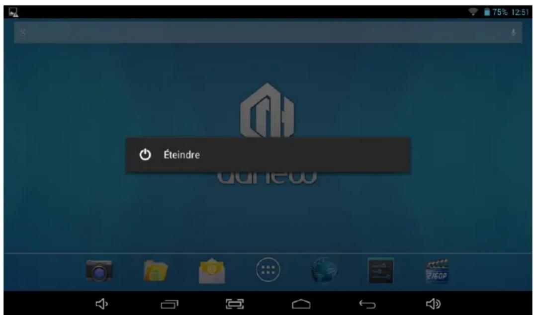 DANEW Dslide 750 - Eteindre - 1