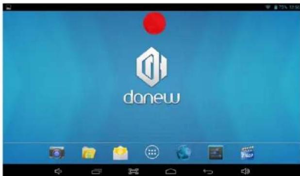 DANEW Dslide 750 - Utilisation de l'écran d'accueil - 5