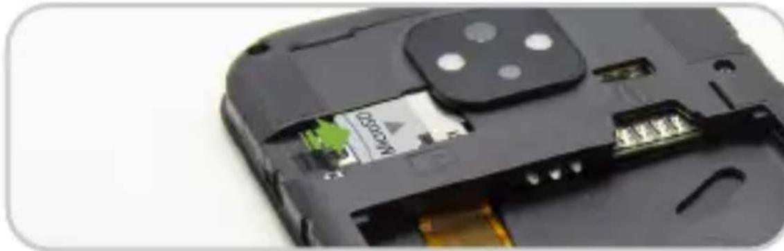 DANEW K509 - Installer la carte SIM, et la carte mémoire. - 1