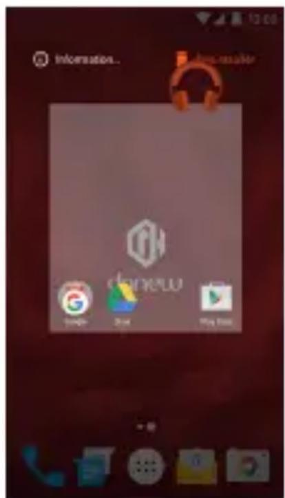 Information.. open a reader Google Dora Play Now