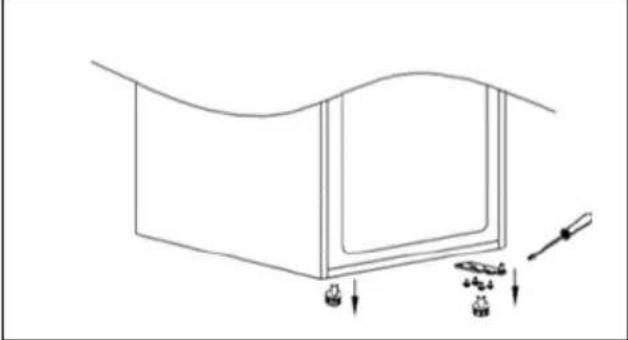 HOOVER HOCT3L517ES2 - Die Anweisungen für den Lampenwechsel lauten wie folgt: - 3