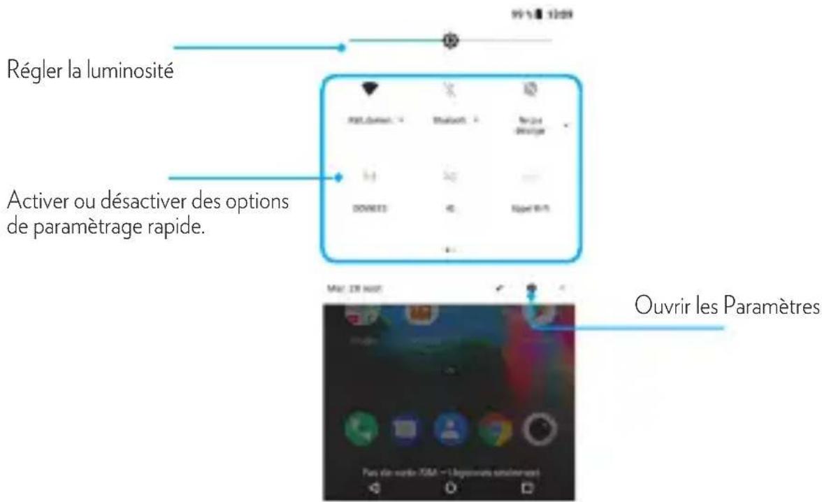 DANEW Trace TONE - Volet des raccourcis - 2
