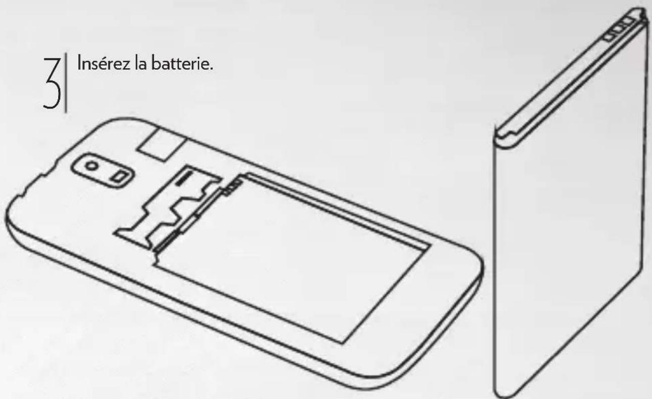 DANEW Konnect 455 v2 - Insérer la CARTE SIM et la batterie - 4
