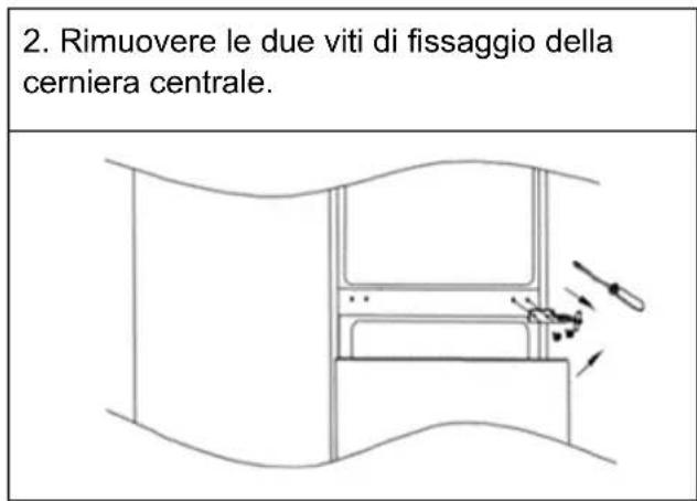 HOOVER HOCT3L517EW2 - Istruzioni per la sostituzione della lampada: - 2