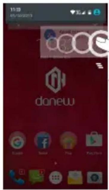 DANEW Konnect 510 Colors - Les VOLETS sur l'écran accueil - 4