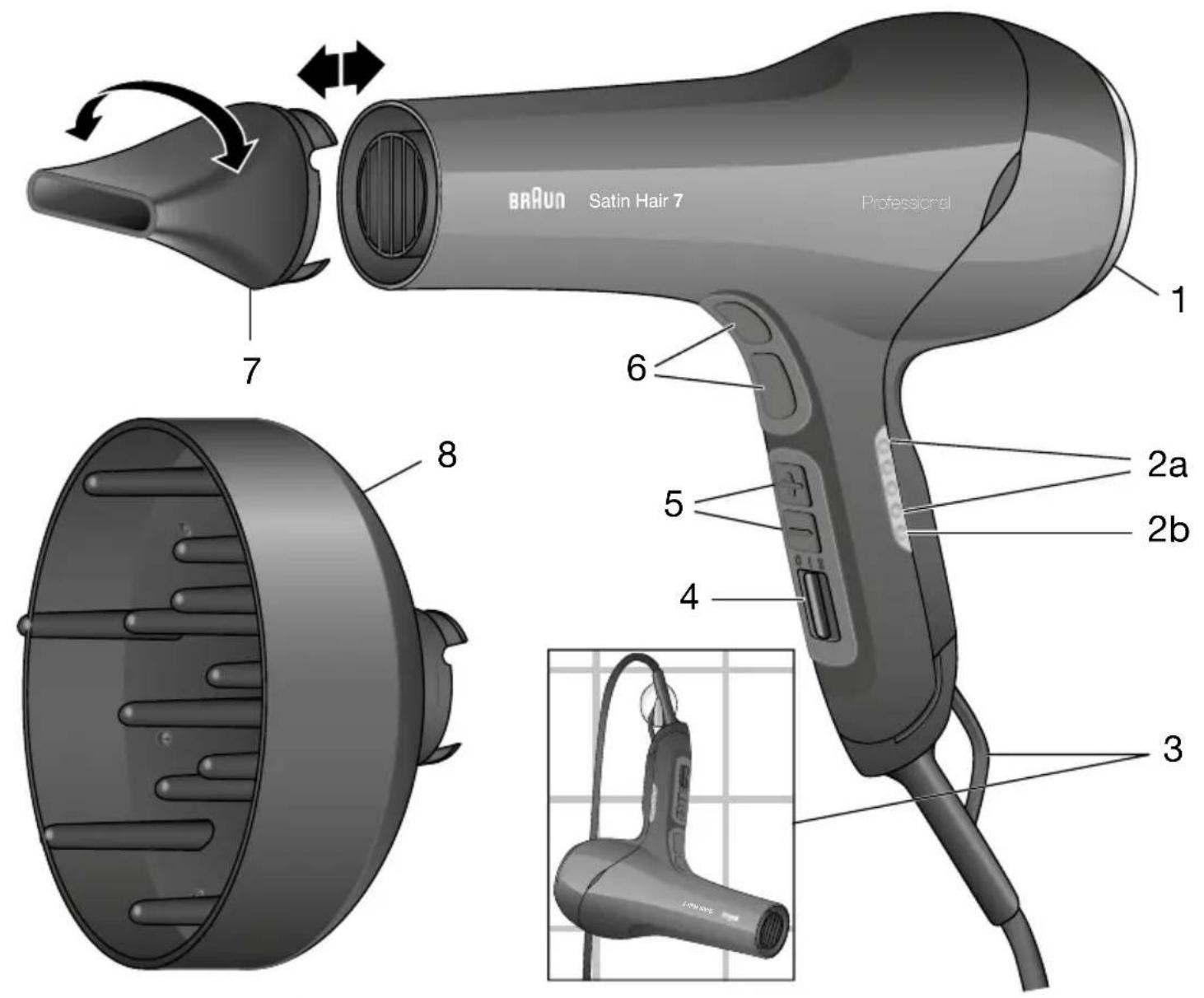 BRAUN Satin Hair 7 HD 780 - 1