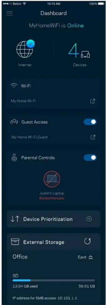 LINKSYS Hydra Pro 6 MR5500 - Приладна дошка - 1
