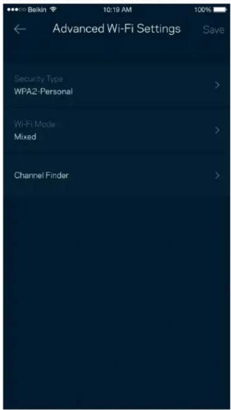 LINKSYS Hydra Pro 6 MR5500 - Разширени настройки на Wi-Fi - 1