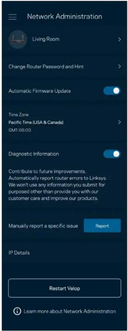 LINKSYS Hydra Pro 6 MR5500 - Адміністрація мережі/маршрутизатора - 1