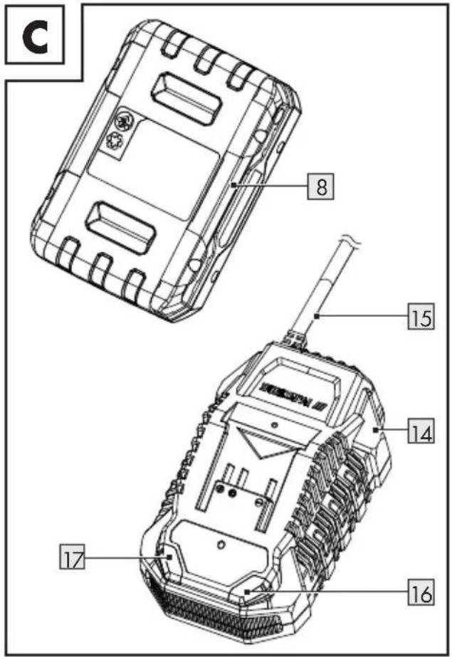 PARKSIDE PSSAP 20 Li C4 - AKU PILA OCASKA 20 V - 3