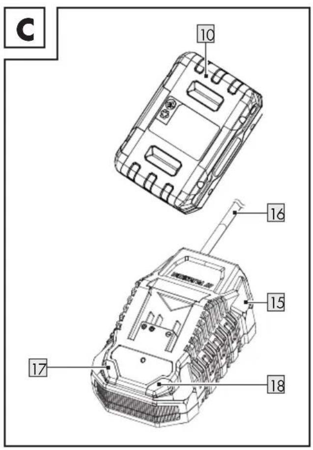 PARKSIDE PABSP 20 Li C3 - AKU VRTACÍ ŠROUBOVÁK PABSP 20 V - 3