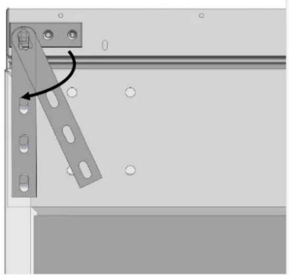 Scancool GUF600W - Changing the door opening direction - 10