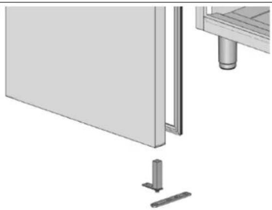 Scancool GUF600W - Changing the door opening direction - 3