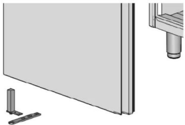 Scancool GUF600W - Changing the door opening direction - 8