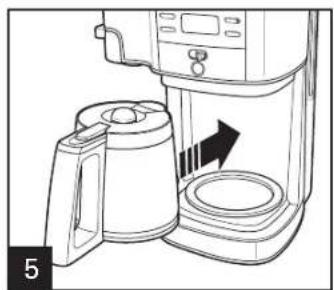 HAMILTON BEACH 47650F - How to Use Carafe Side - 5