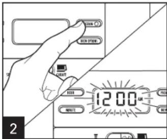 HAMILTON BEACH 47650F - Programmation (Pour le côté 1 tasse OU le côté verseuse) - 2