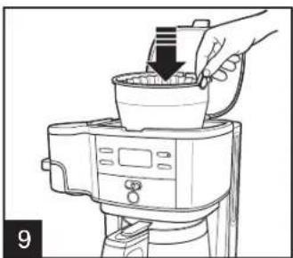 HAMILTON BEACH The Scoop 49980R - How to Use Carafe Side (cont.) - 1
