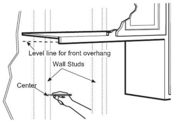 FRIGIDAIRE MWBOK15TB - PLACEMENT OF THE BUMP-OUT BRACKET - 1