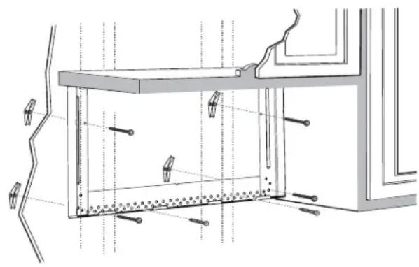 FRIGIDAIRE MWBOK15TB - | COLOCACIÓN DEL SOPORTE - 1