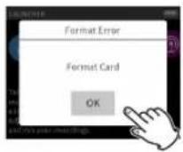 TASCAM Portacapture X6 - Formatting (initializing) microSD cards - 1