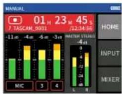 TASCAM Portacapture X6 - Procedure 4: Start recording - 2