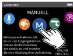 TASCAM Portacapture X6 - ■ine Aufnahme-App starten - 2