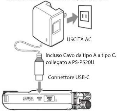 TASCAM Portacapture X6 - Utilizzo di alimentazione esterna - 1