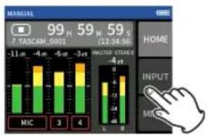 TASCAM Portacapture X6 - Switching screens - 1