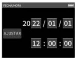 TASCAM Portacapture X6 - Ajuste de la fecha y la hora - 1
