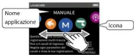 TASCAM Portacapture X6 - Avvio delle app di registrazione - 1