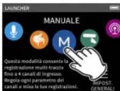 TASCAM Portacapture X6 - Avvio delle app di registrazione - 2