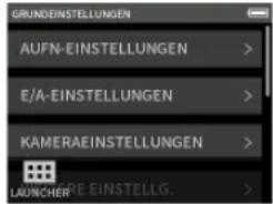 TASCAM Portacapture X6 - ■rundeinstellungen vornehmen - 1
