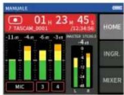 TASCAM Portacapture X6 - Procedura 4: registrazione - 2
