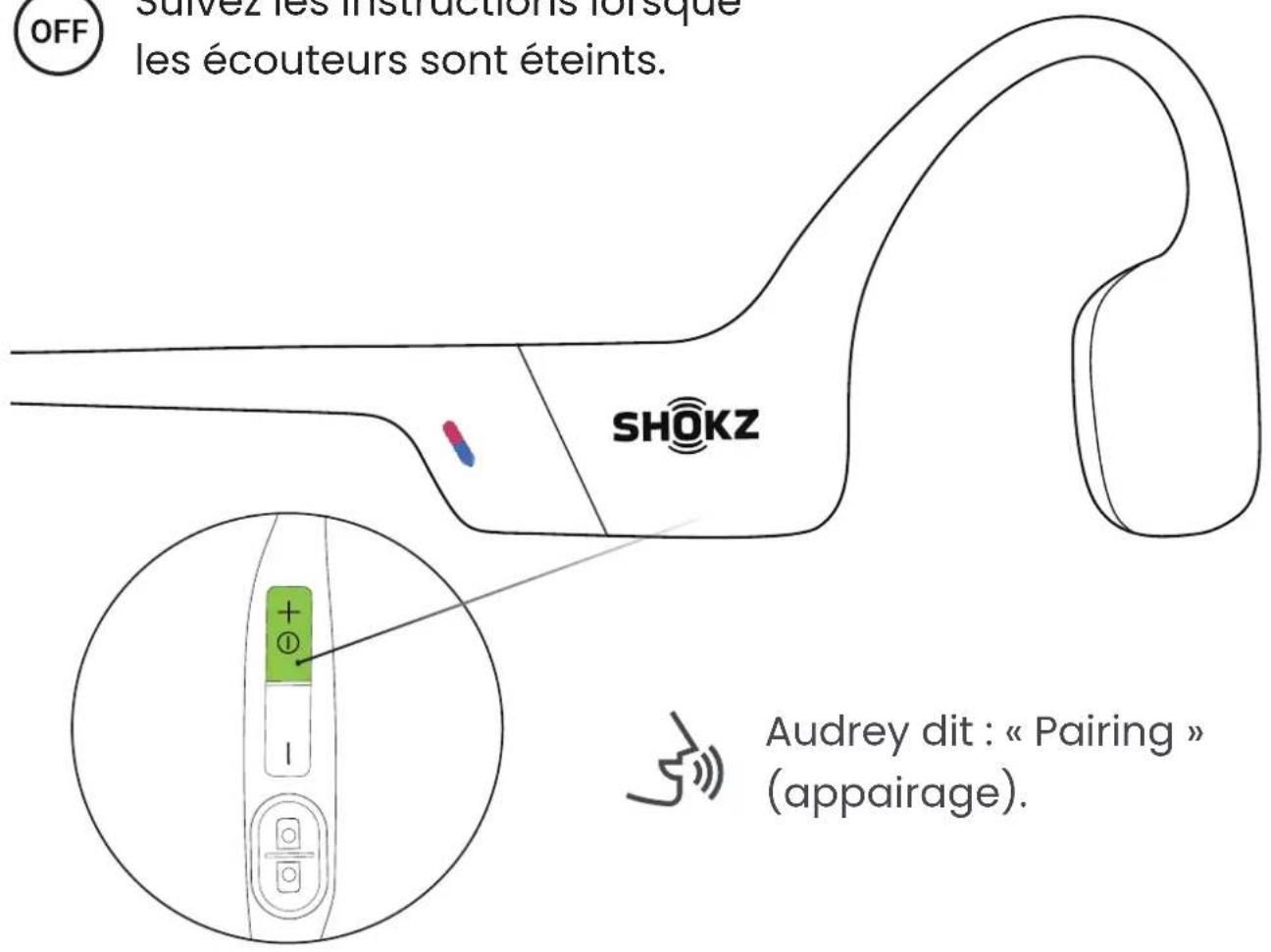 SHOKZ OpenRun PRO Mini - Changer de langue - 2