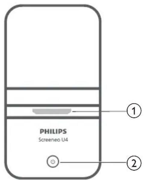 PHILIPS Screeneo U4 SCN350 - Vue latérale - 2