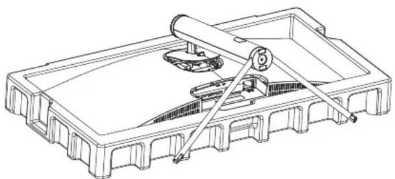 LC-Power M34UWQHD165C - Standfußinstallation - 3