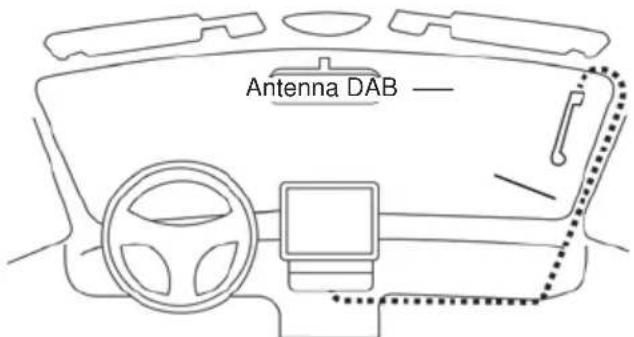 Trevi SCD 5753 DAB - Installation de l'antenne DAB - 1