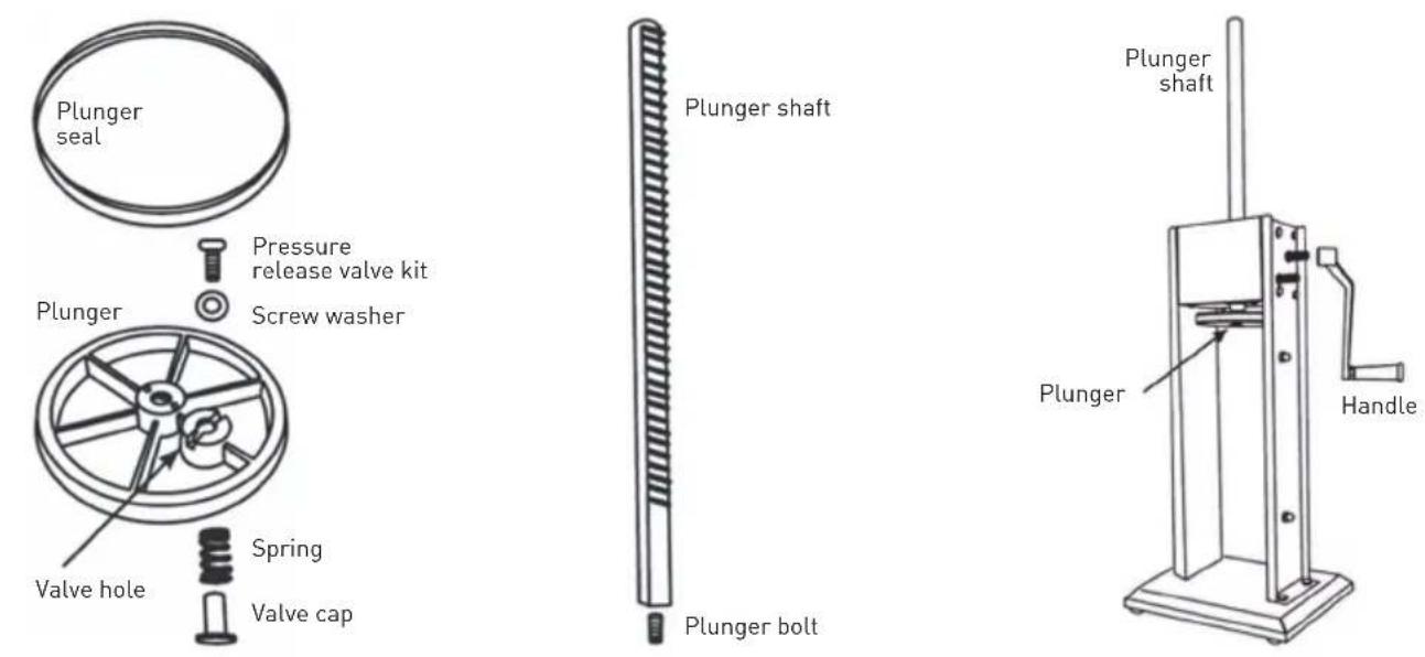 Hendi 282090 - Plunger Assembly/Disassembly - 3