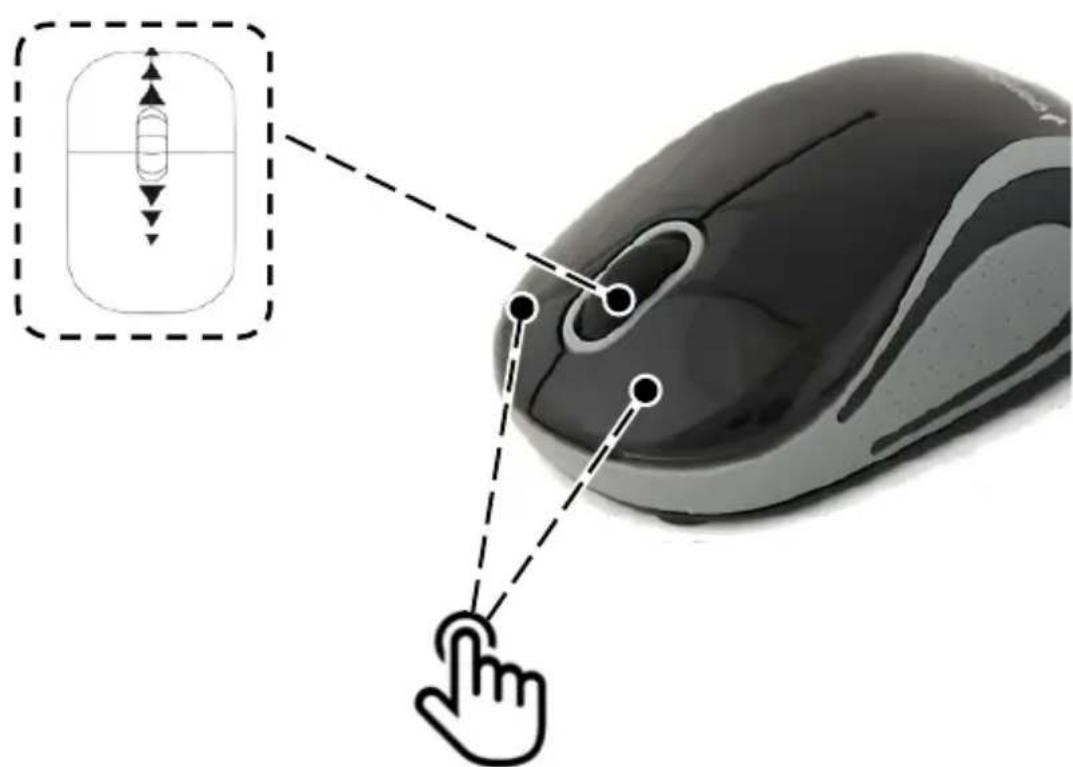 Gembird MUSW3B01MX - WIRELESS OPTICAL MOUSE - 5