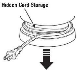 Hidden Cord Storage