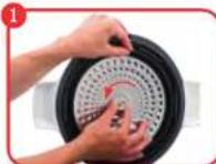 MOULINEX Cookeo CE8529 - PRÉCISIONS SUR LE DÉMONTAGE ET LE REMONTAGE DU COUVERCLE - 1