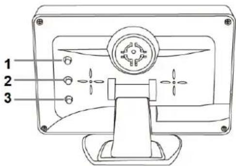 TECHNAXX TX170 - Boutons et réglages du moniteur - 1