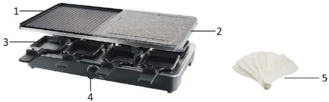Emerio RG110035.7 - LISTE DER TEILE - 1