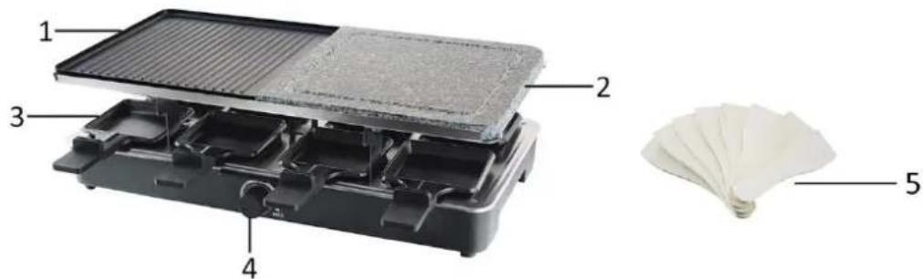 Emerio RG110035.7 - LIST OF COMPONENTS - 1