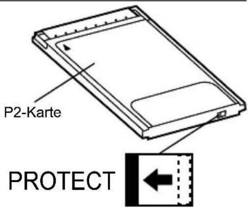 PANASONIC AJPCD2G - Schreibschutz einer P2-Karte - 1