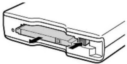 PANASONIC AJPCD2G - Removing a P2 Card - 2