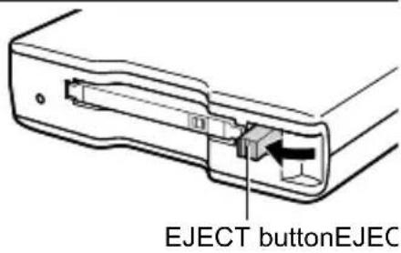 PANASONIC AJPCD2G - Removing a P2 Card - 1