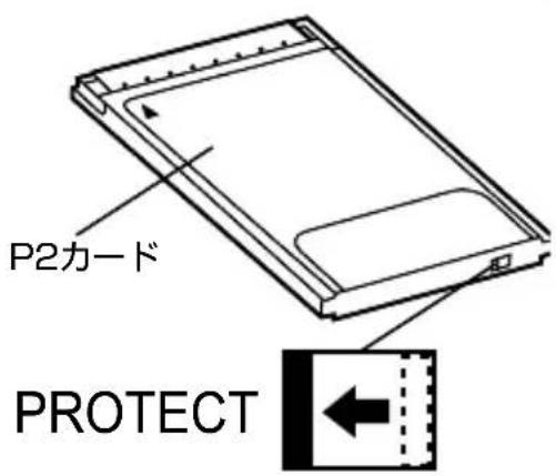 PANASONIC AJPCD2G - P2 カードへの書き込み保護 - 1
